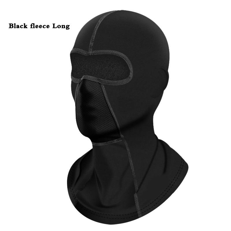 Outdoor Winter Running Cycling Warm Helmet Liner Cap Ski Pullover Cap Balaclava Velvet Bike Full Face Cover Headwear Climbing