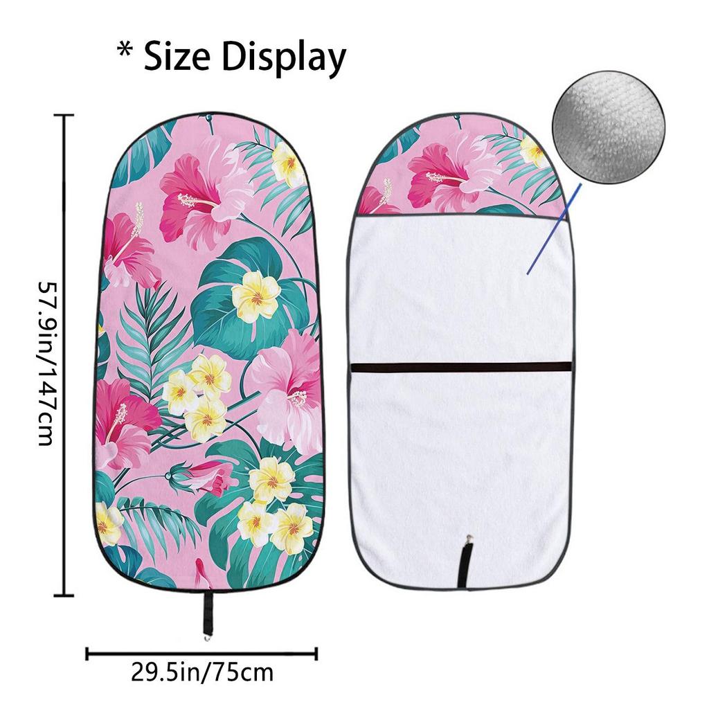 Car Seat Towel Cover - Front Seat Protection for Gym & Exercise, All-Season Universal Fit