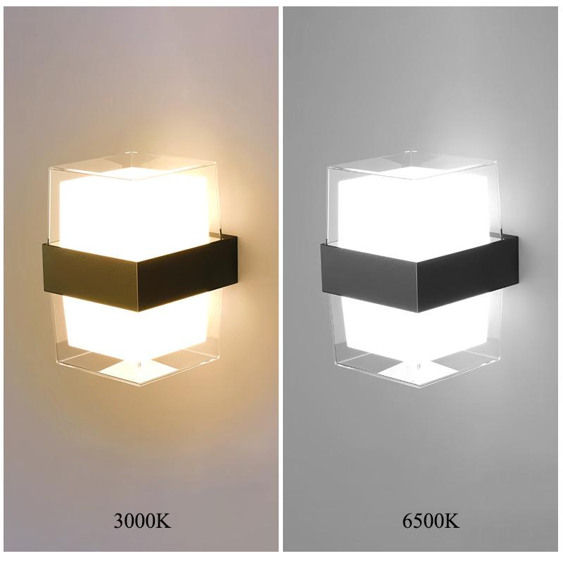 Modern LED Wall Light Square Round Interior Living Room Bedroom Corridor Aisle Sofa Background Wall Wall Light