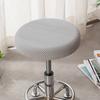 Solid Color Round Chair Cover Thickened Stool Cushion Cover Soft Bar Stool Cover