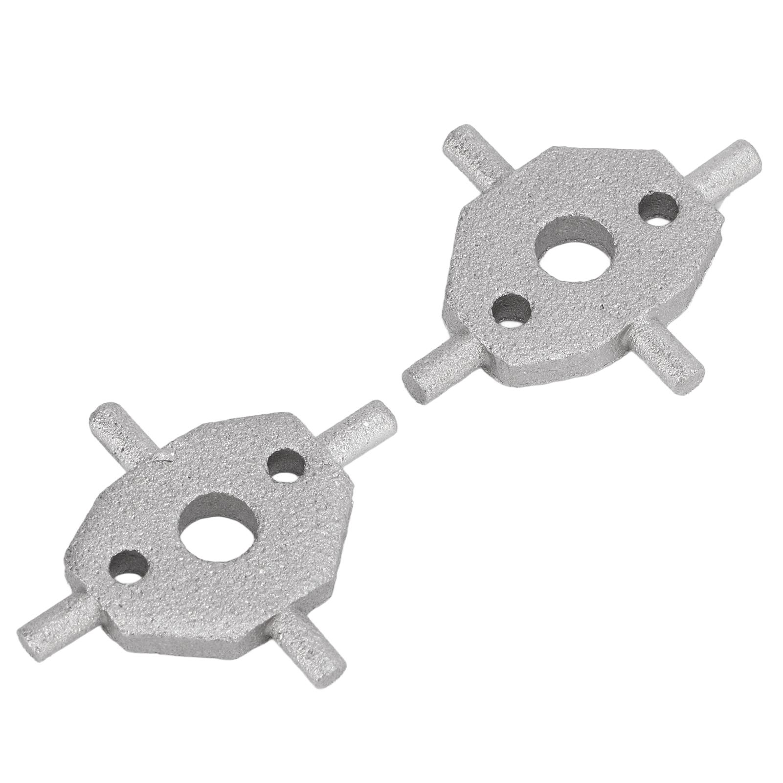 

2 шт. Крышка форсунки омывателя фары, поворотный элемент, износостойкий алюминиевый сплав, крестообразный, замена для