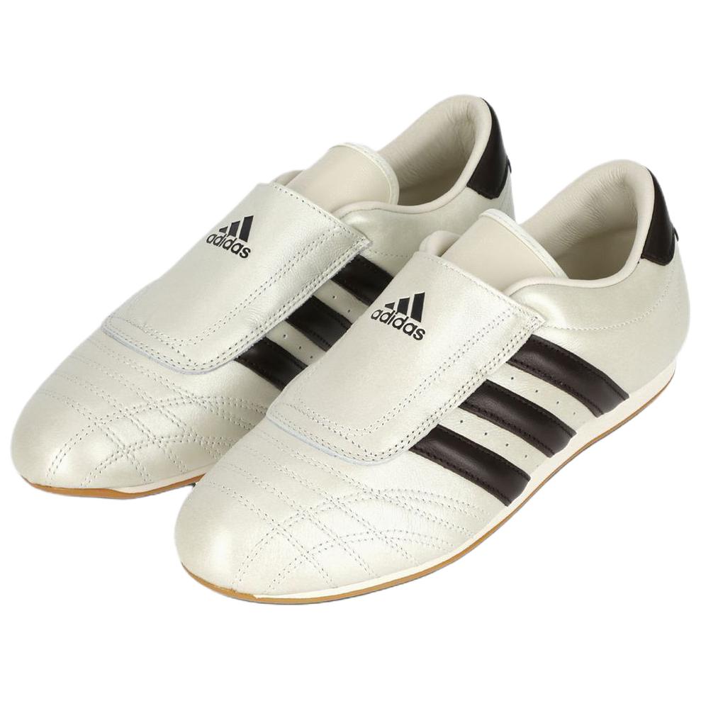 adidas Taekwondo Versatile Comfortable Taekwondo Shoes Women Shoes Beige Black JR3956