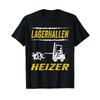 Unisexs Warehouse Heater Forklift Driver Lagerist T Shirt Vintage Washed Stretched Streetwear Unisex Top For Everyday Wear Homme
