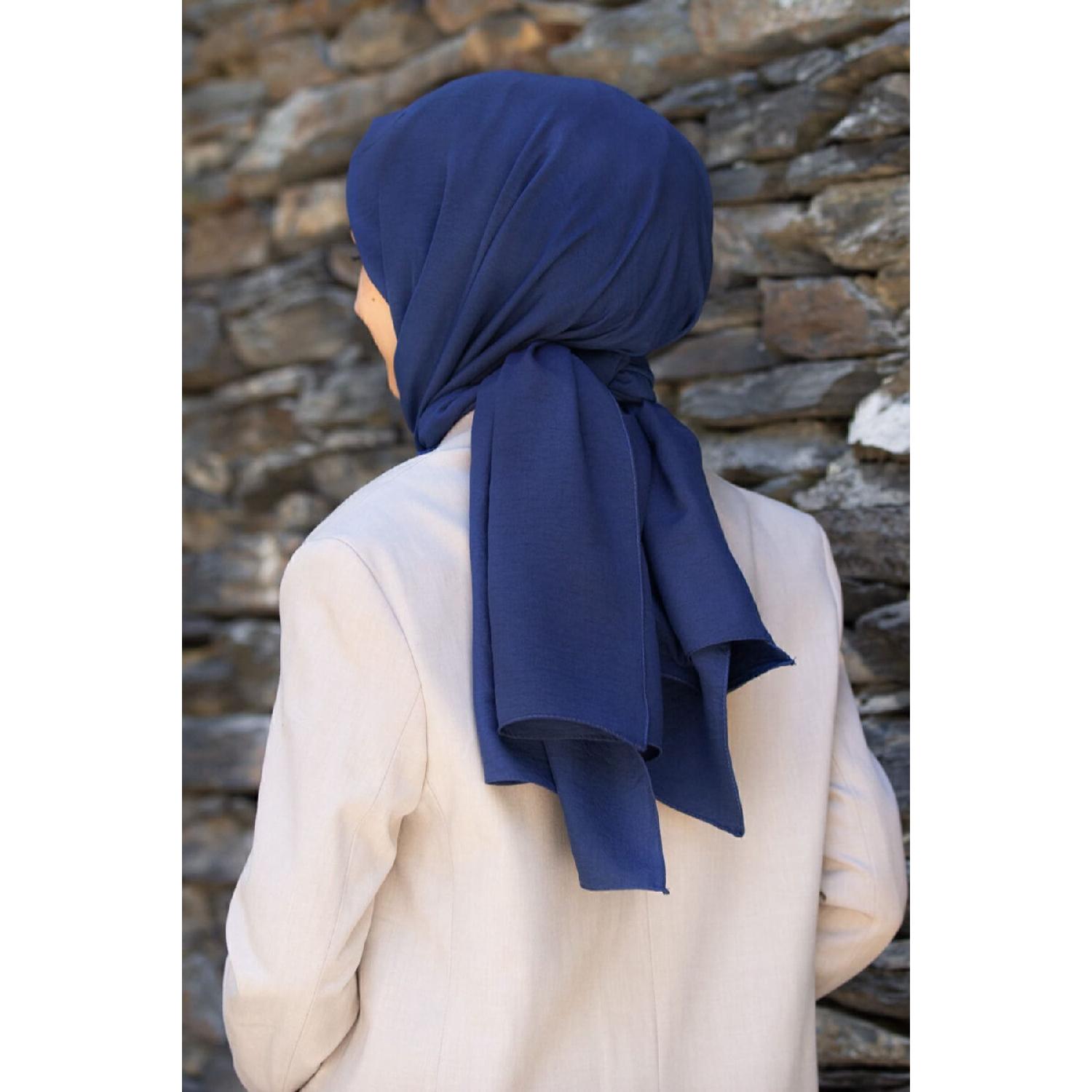 

Женская хлопковая шаль в стиле джаз индиго 70 x 185