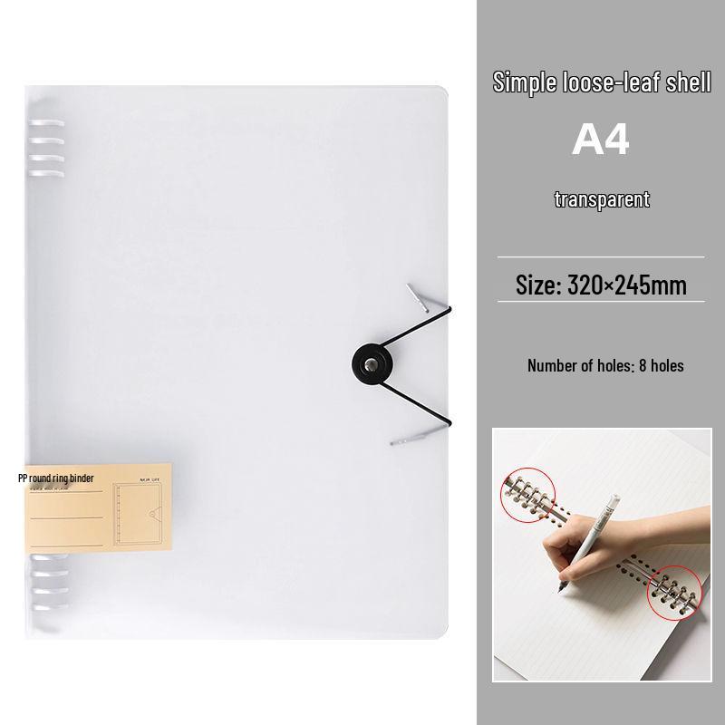 Smooth Loose-Leaf Notebook with Removable Pages for Postgraduate Exams
