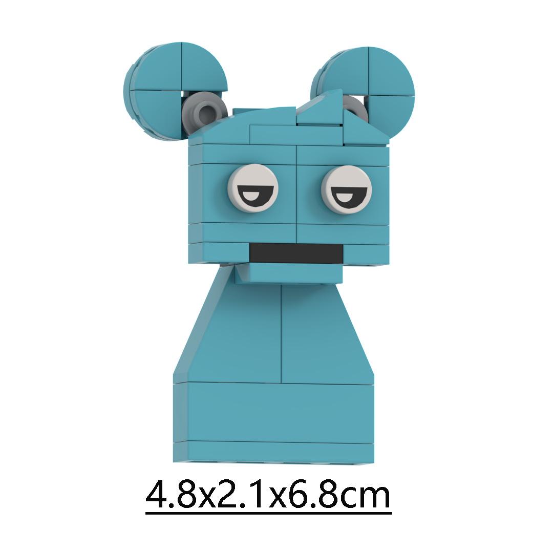 Rhythm Box Handheld Building Blocks Monster Game Taoxi MOC Building Blocks Toy