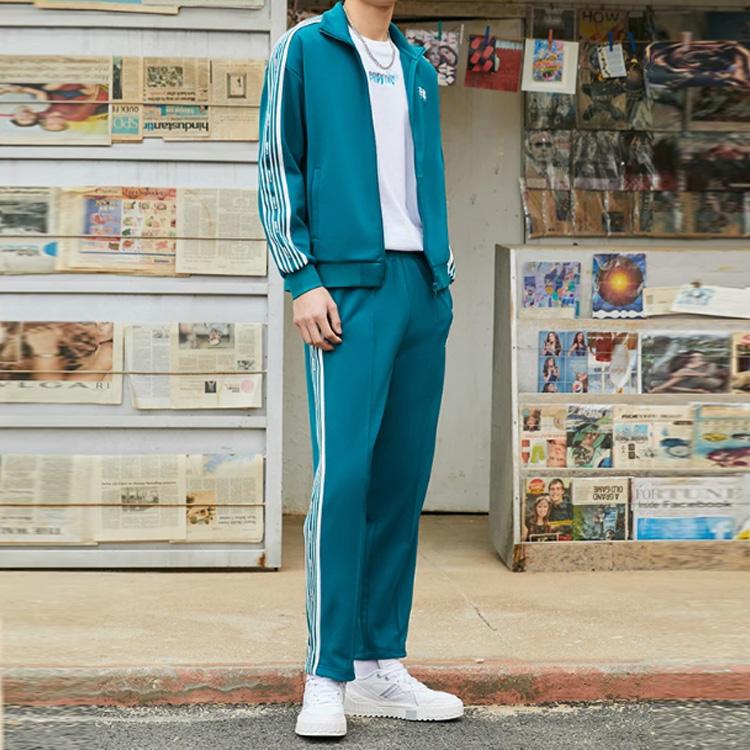 Li-Ning Sports Fashion Series Stand Collar Loose Cardigan Sweatshirt Unisex Outerwear Green AWDS915-4