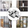 1pc Multiple Uses Stainless Steel Hinge 180 Degree Concealed Cross Hinges Zinc Alloy Invisible Door Hinge for Cabinet Door
