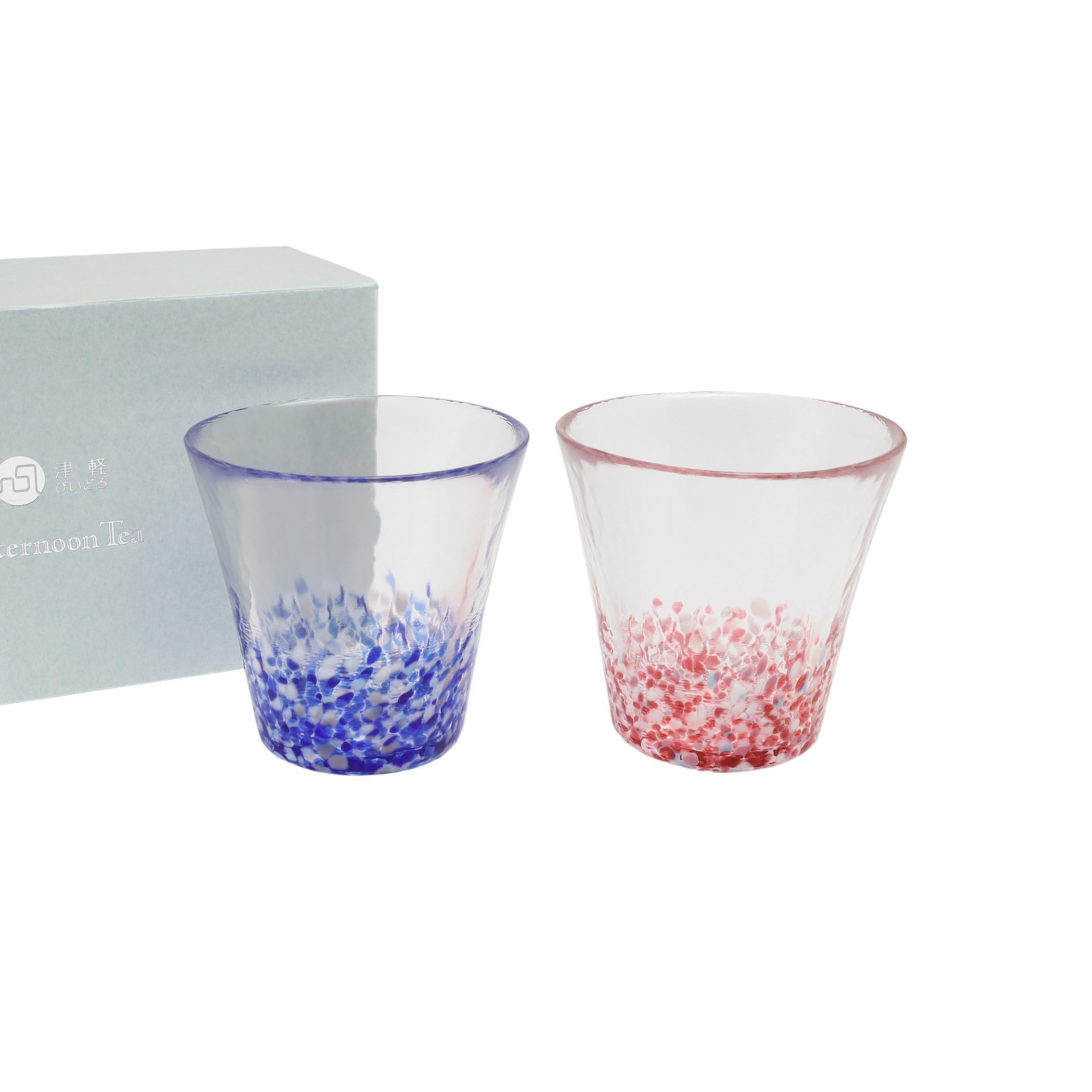 

Afternoon Tea Living JM98 Tsugaru Vidro Tumbler Pair Set, Blue
