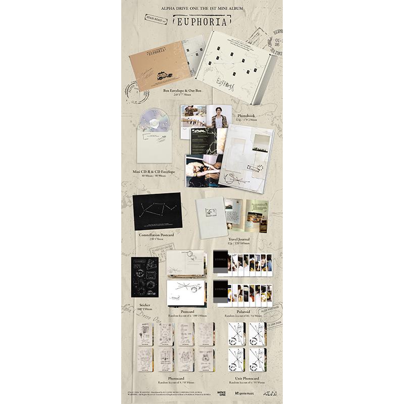 [Pre-order] ALPHA DRIVE ONE THE 1ST MINI ALBUM [EUPHORIA] STAR ROAD Ver. (Online Benefit)