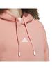 Adidas Wonder Clay Dress Wording Fleece Hooded IEH70 Women's (IK9889) J/S, Loose-Fit Tunic,