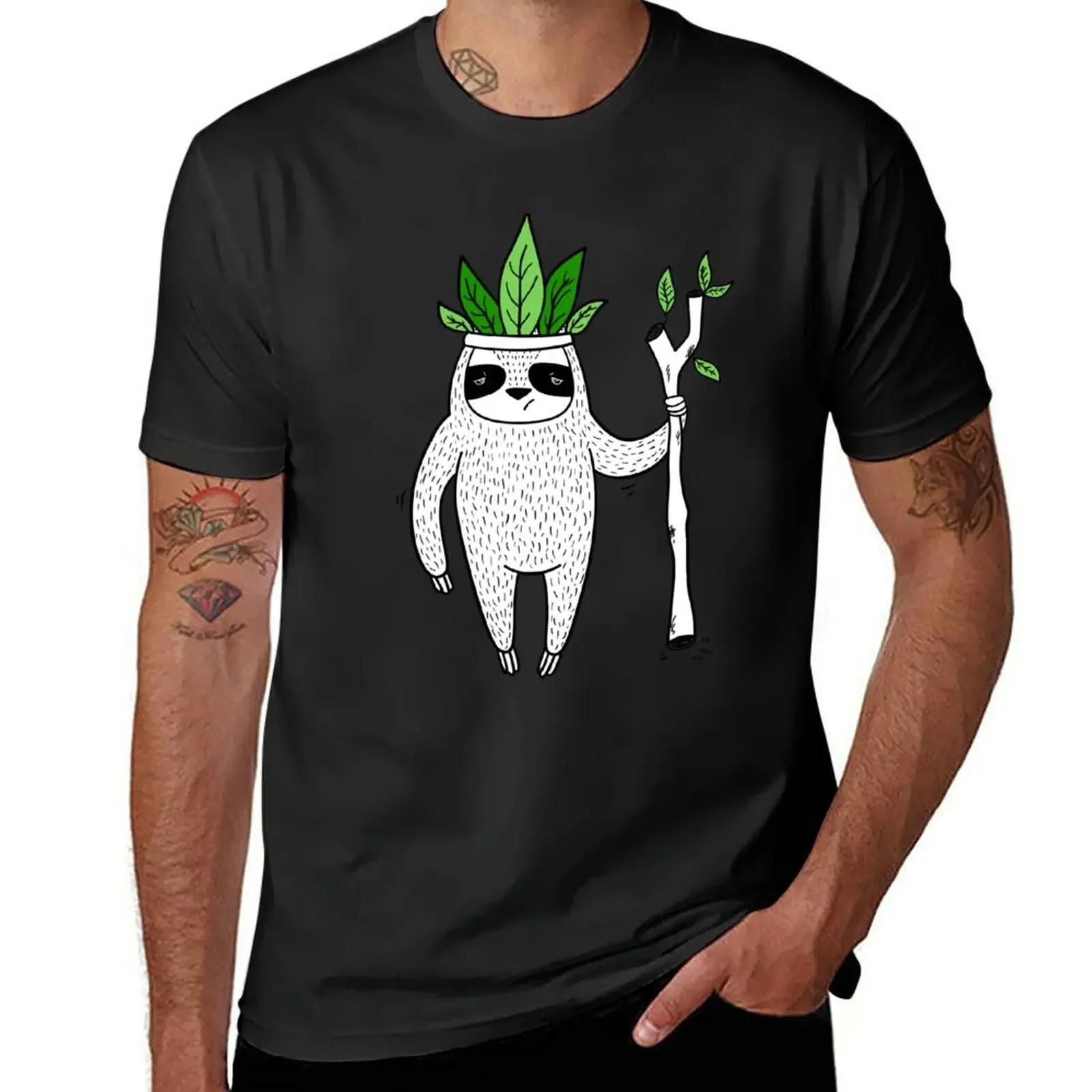 

King of Sloth TShirt Blouse tees workout shirts for men 4XL
