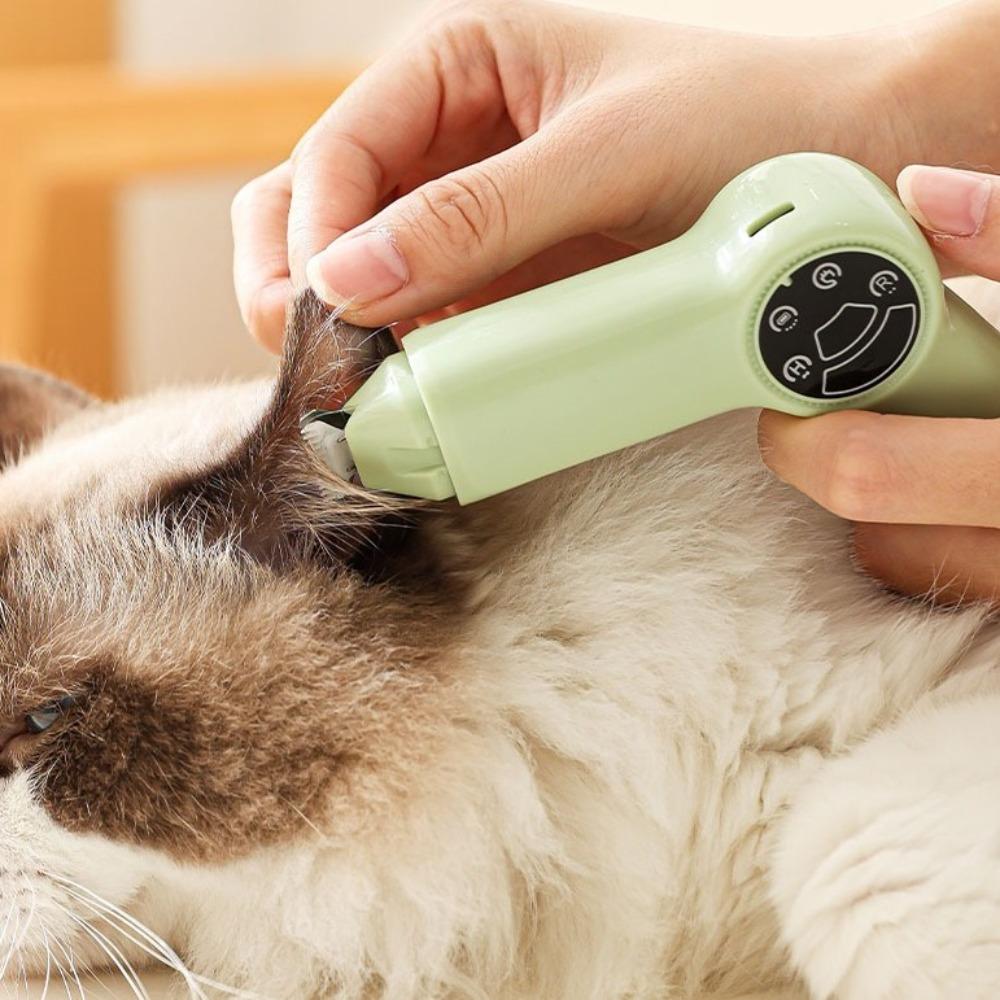 Detachable Pet Nail Grinder Quiet Operation Electric Hair Trimmer Pet Clippers  Small Large Breed