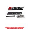 3D RS3 RS4 RS5 RS6 RS7 RS8 Badge Car Front Grille Emblem Auto Accessories For Audi Sline Quattro RS S TT A1 A2 A3 A4 A5 A6 A7 A8