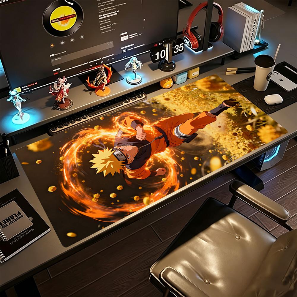 Naruto Gaming Mouse Pad Gamer Mousepad Office Mouse Mats Non-Slip Rubber Base Perfect for Office Laptop Gaming Setup