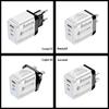 Universal Power Adapter Charger 1U+2PD, Compatible with EU, US, UK, AU Standards