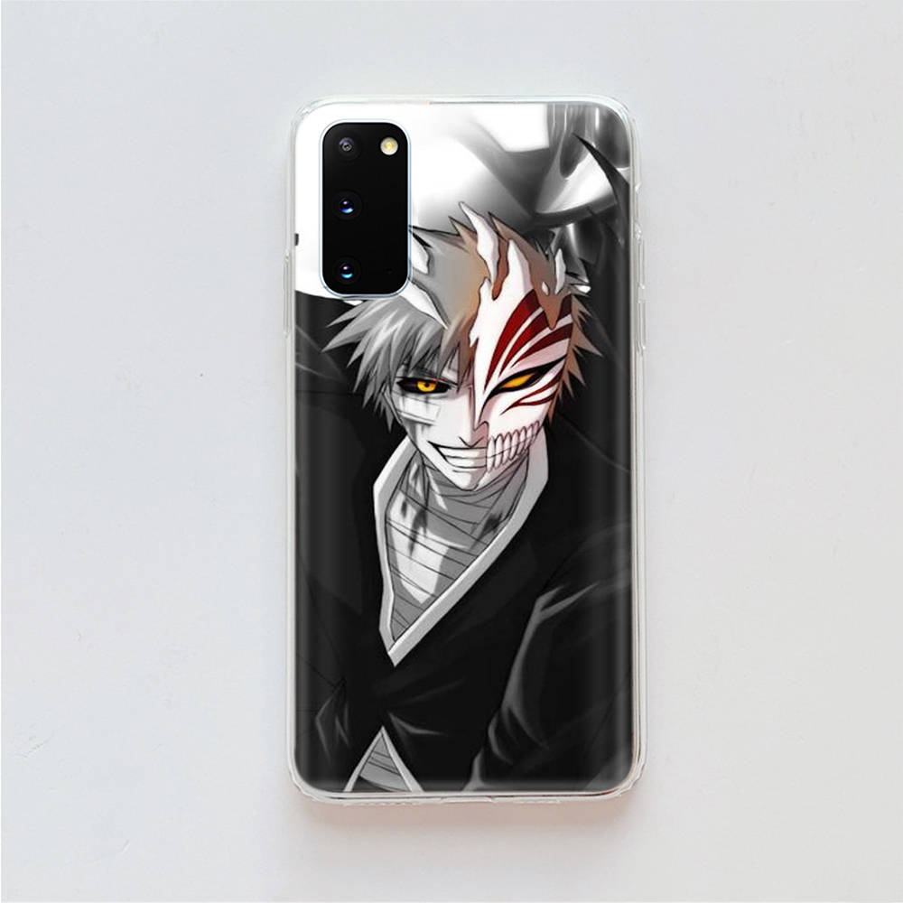 AD90 Anime Bleach Clear Case for Samsung A04 A14 A23 A34 A54 M23 M33 M52 M53 Realme 10 9 C30S C35 C55 VIVO Y02 Y21 Y33S Y51 X80 V25 Cover
