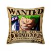 Pillow Cover With Roronoa Zoro One Piece Design Decorative Pillowcase For Anime Fans For Bedroom Sofa Living Room Home Decor