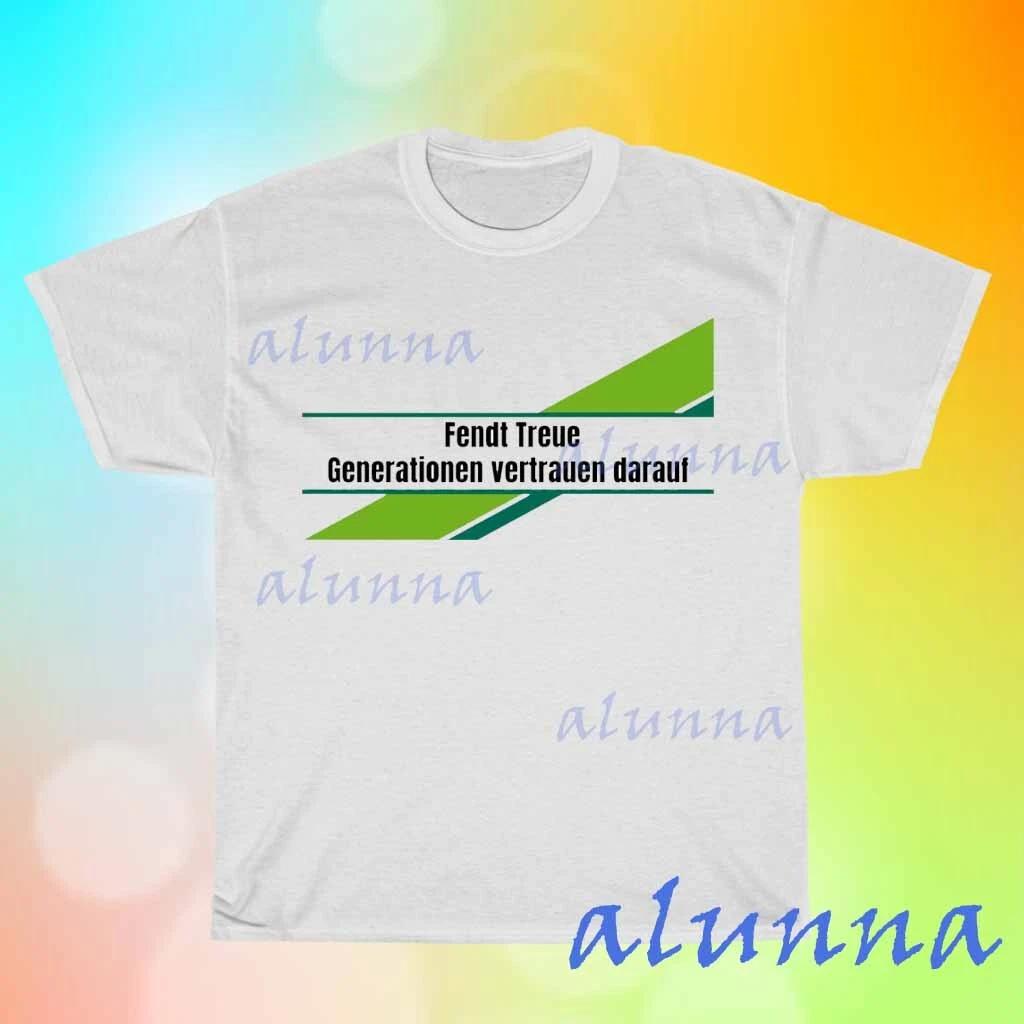 New FENDT Tractor Men s white T-shirt Funny Size S to 5XL XL