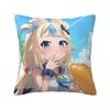 Pillow Cover Gura Gawr Cute Design Cushion Cover Kawaii Pillow Case For Sofa Home Decoration Pillowcases