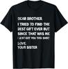 Retro Drogi Bracie Próbowałem Znaleźć T-Shirt
