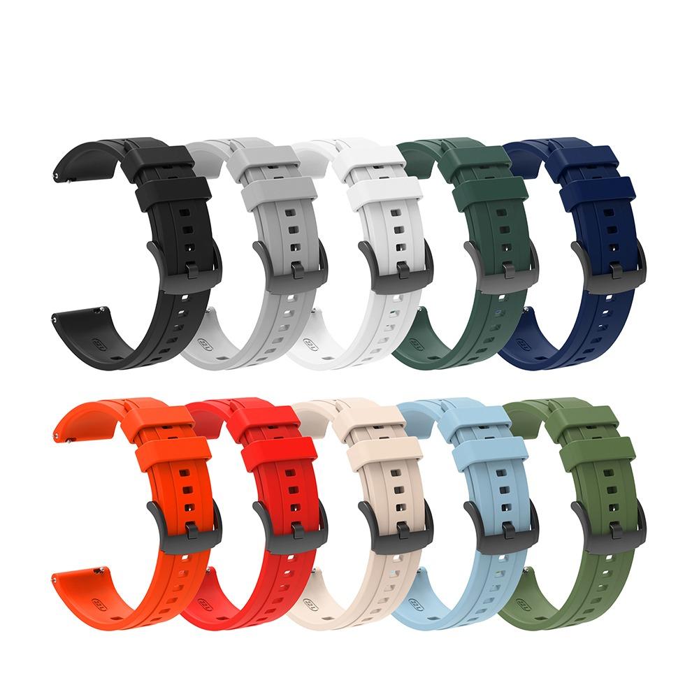 Silicone Watch Strap 22mm Watchband Portable Bracelet for HUAWEI WATCH GT 4 46 mm