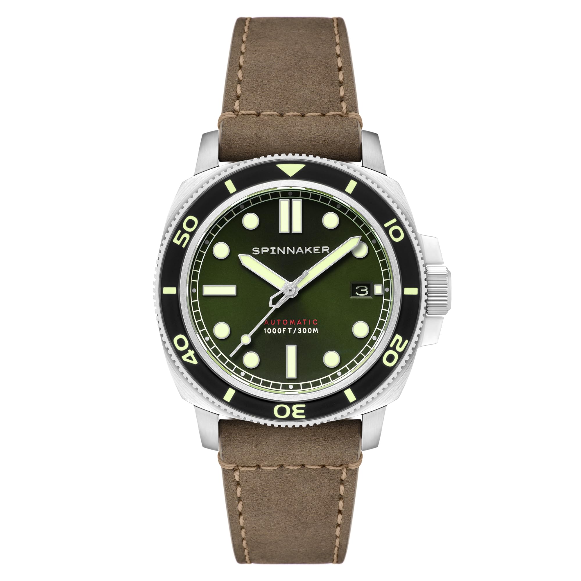 

Годинник Hull Diver Automatic Brown [Spinniker] SP-5088-03 Mens [Артикул] світло-зелений колір
