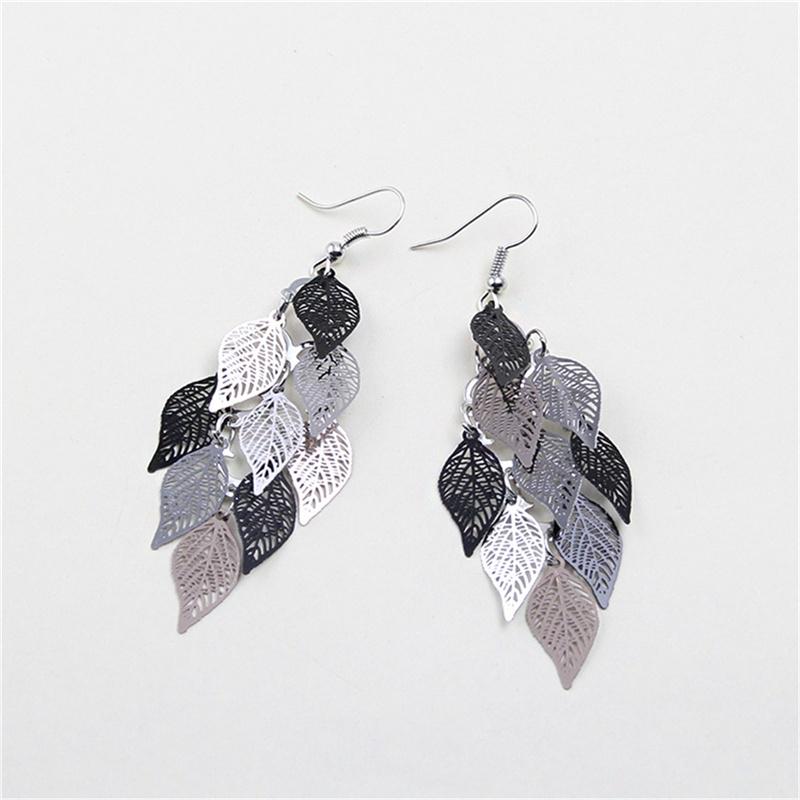 Fashion Women Accessories Earrings Creative Simple Leaf Ornament Jewelry