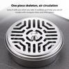 5-1PC Stainless Steel Mosquito Coil Holder Anti Mosquito Spiral Box with Lid Mosquito Coil Burner for Living Room Bedroom Decor