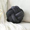 Handwoven European Minimalist Knot Ball Throw Pillow - Sofa & Bay Window Cushion