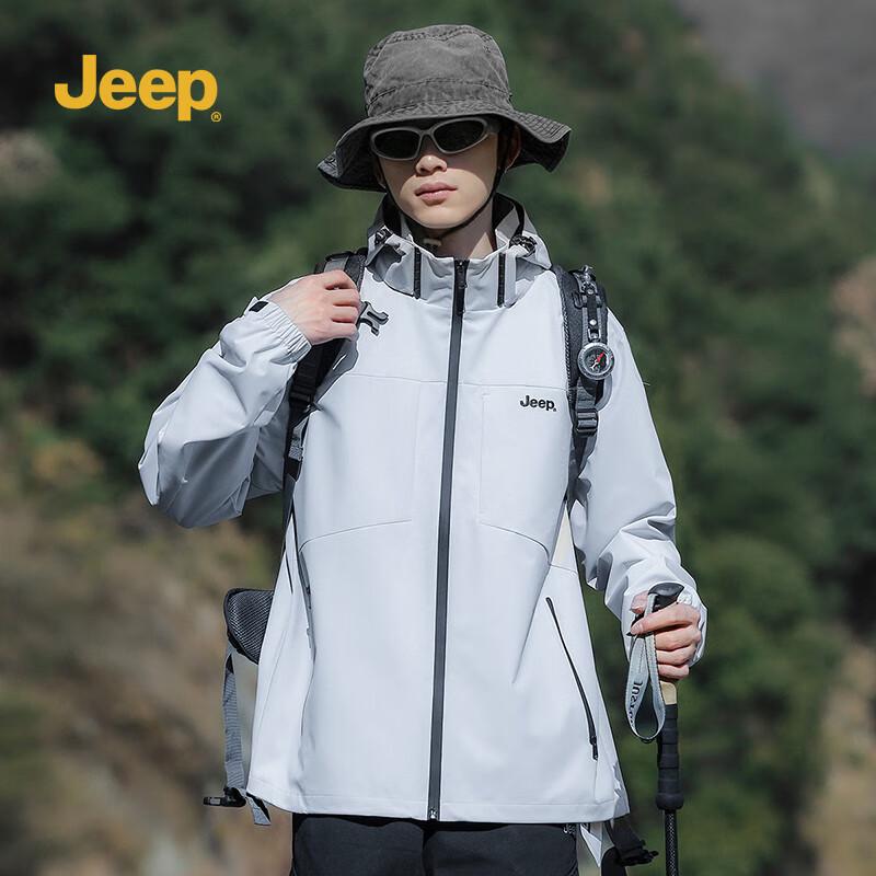 JEEP Unisex Hooded Outdoor Jacket