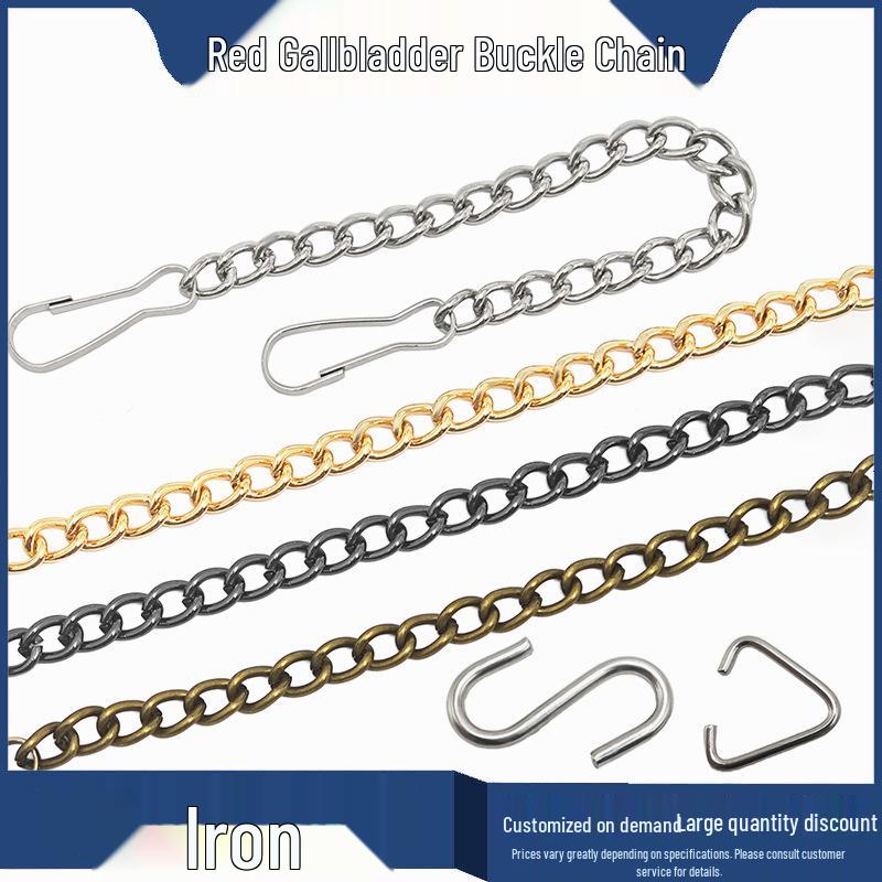 

Buckle Twist Chain for DIY Jewelry & Hanging Signs Silver