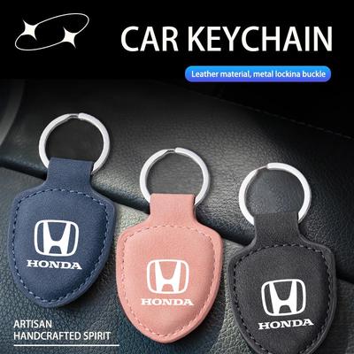 Car Keychain Holder KeyRing Protection Decoration For Civic FIT Accord Prelude CRV 5th City CRZ CRX Jazz HRV Pilot Odyssey XD9