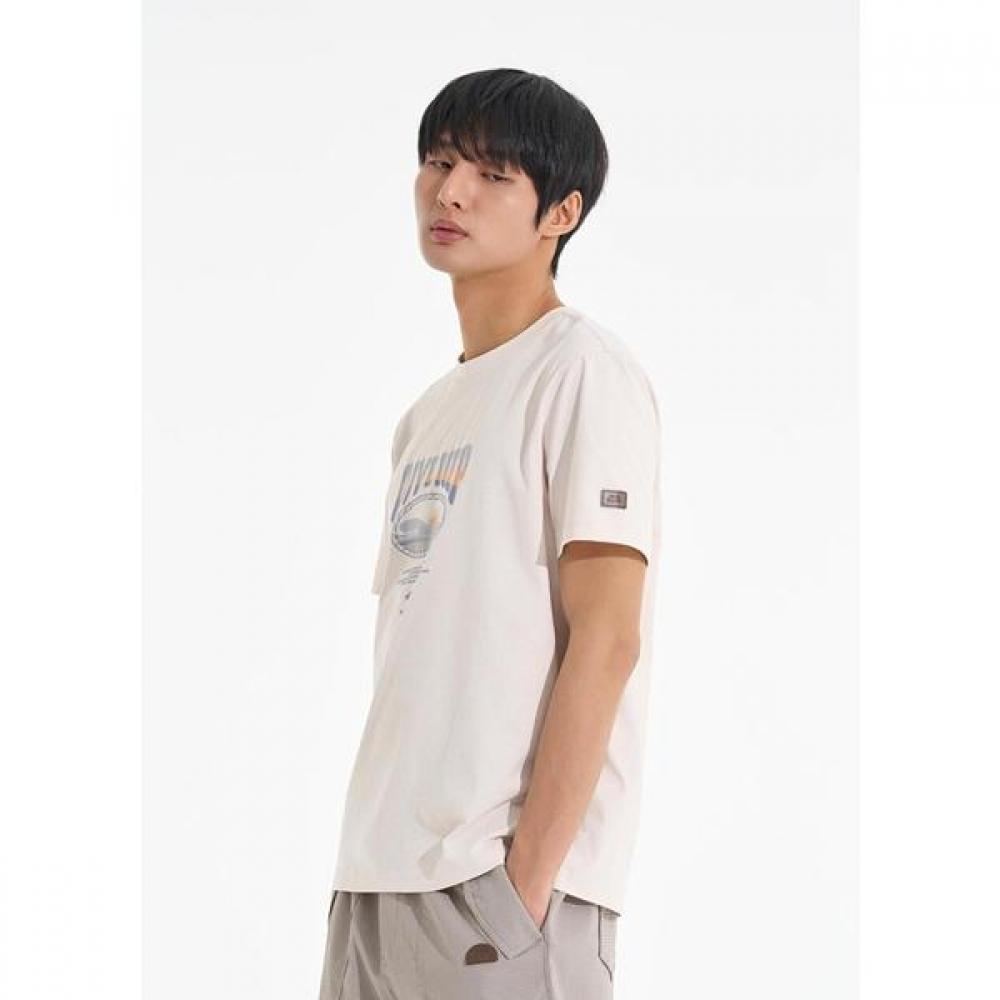 

Bbc EarTh Men S Ocean PolycoTTon T ShirT IVORY/95