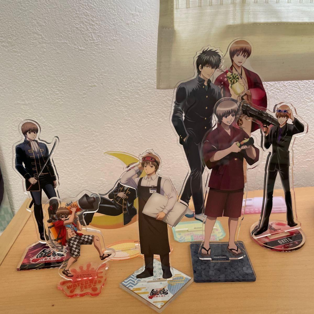 Used Acrylic stand Gintama Okita Sougo Hijikata Toshiro bulk sale
