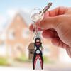 PVC   Diving Theme Key   Unique Short Flipper Shape Keychain Fin Key  Gift