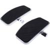 2Pcs Moto Front Rider Foot Pedals For Honda Magna Vf 250 750 For Yamaha V-Star Dragstar 650 Xv Black Foot Rest Pegs
