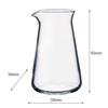 HARIO Glass Conical Pitcher Crafts Science Capacity 100ml Decanter Milk Pitcher Jug Made in Japan Transparent CP-100