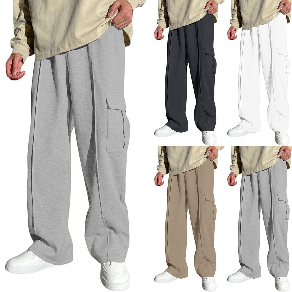 Men's  Loose  Leisure  Wide Legs  Trousers