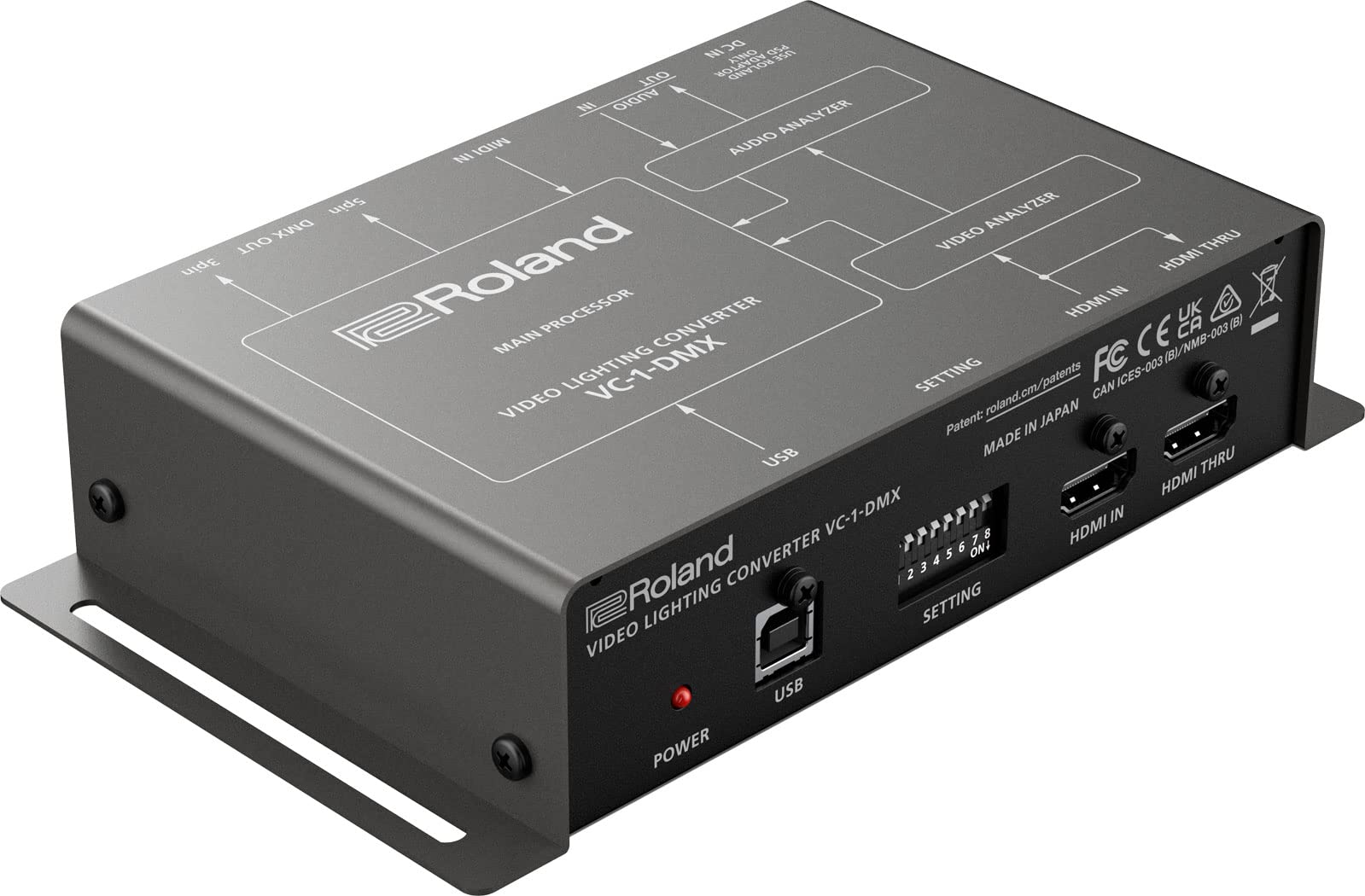 

Roland Video Lighting Converter - VC-1-DMX чорний