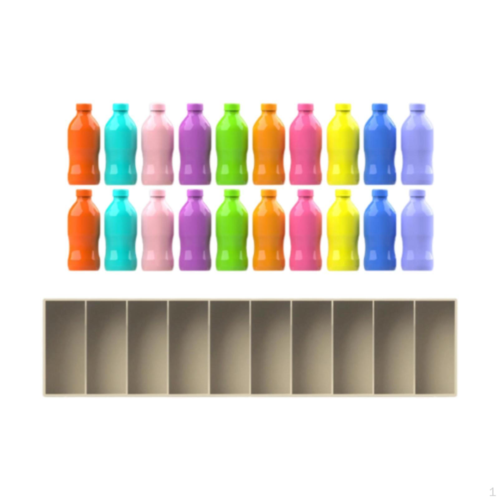 

Набор для игры на соответствие цветов, групповое соревнование с бутылками