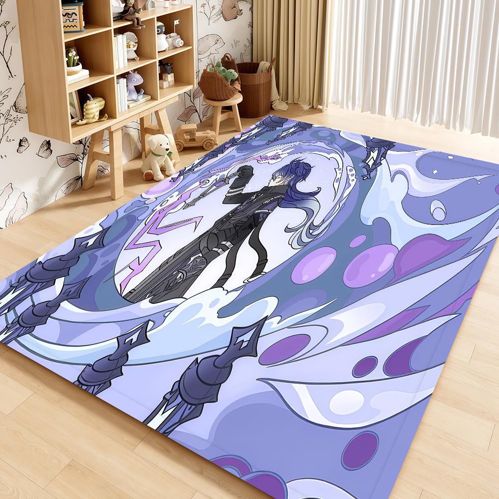Door Mat Game G-Genshin Bedside Entrance Role Bath Yo Floor Decoration Corridor Door Mat Playing Carpet Living Room Balcony