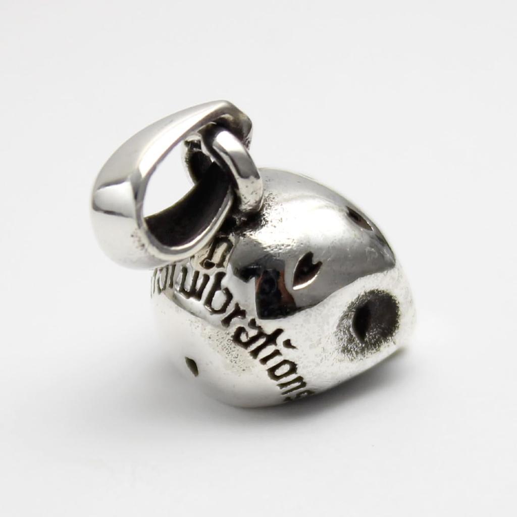 [goodvibrations] Skull Cherry Blossom Japanese Pattern Pendant - Good Vibrations - Men's & Women's - Sterling Silver 925