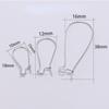 50pcs/lot French Lever Earring Hooks Ear Wires Earrings Findings For Jewelry Making DIY Accessories Supplies