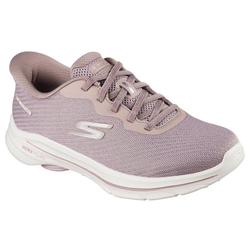 Skechers Zapatillas sin cordones Go Walk 8 - Nadia Moda Cómodas Simples Bonitas Casual Zapatillas para Mujer 125925-TPE