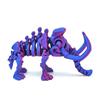 3D Printed Fully Articulated Mammoth Skeleton Model – Desktop Ornament