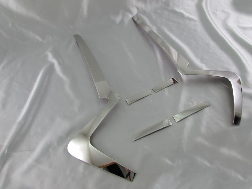 BRIGHTZ Finish Stainless Steel Plated Tail Light Moulds for the Roomy Custom with the and Roomy Custom Ultra-Mirror (6-Piece Set) M900A/M910A