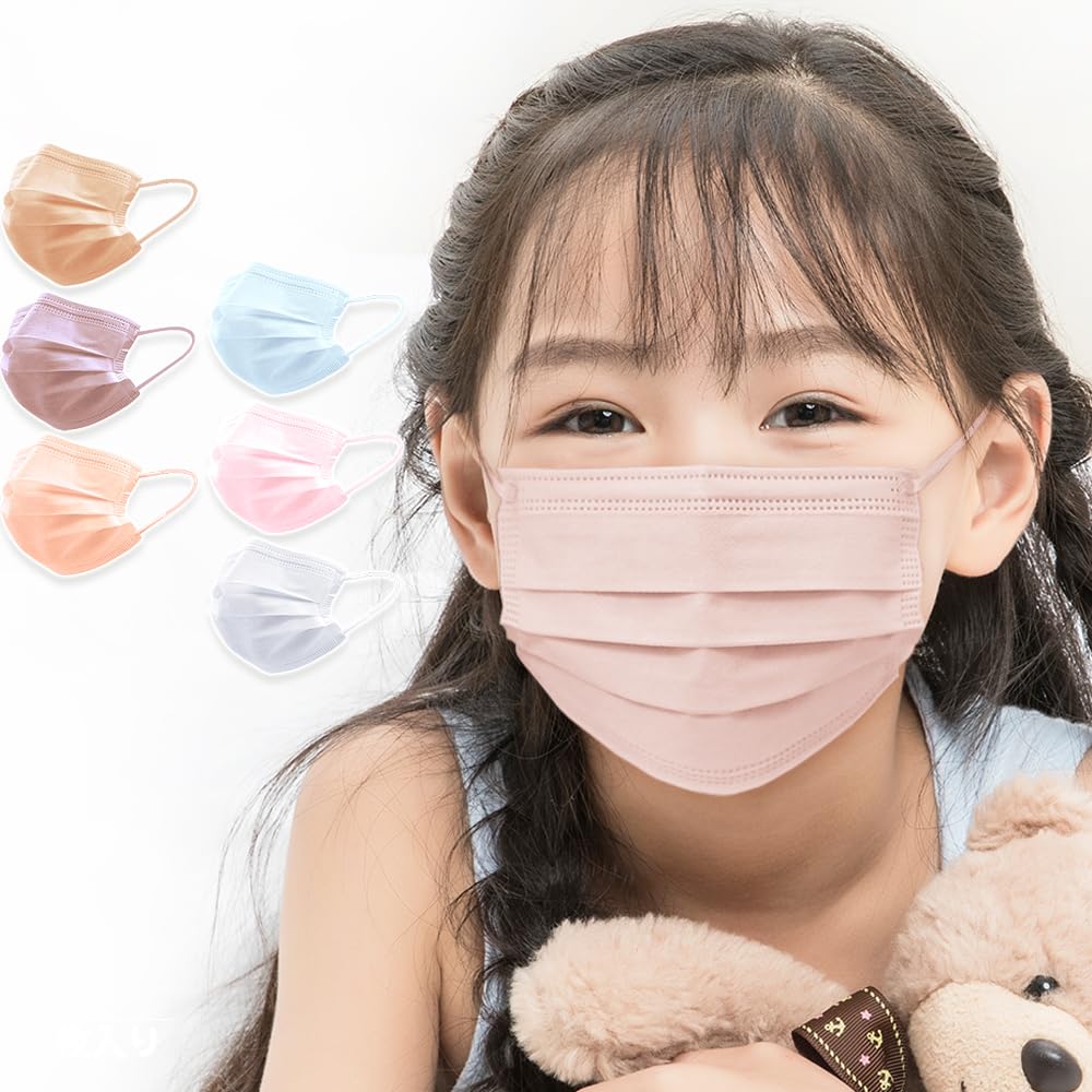 

Sisibella Nonwoven Pollen Nonwoven Fabric Color Masks for Women and Regular Baby Pink Masks, 51-Count, Protection, Small, Disposable, Masks, Stylish,