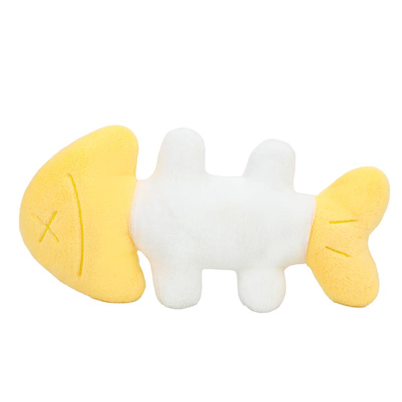 Fishbone Bone Pillow Simulation Dog Bone Plush Toy Sofa Cushion