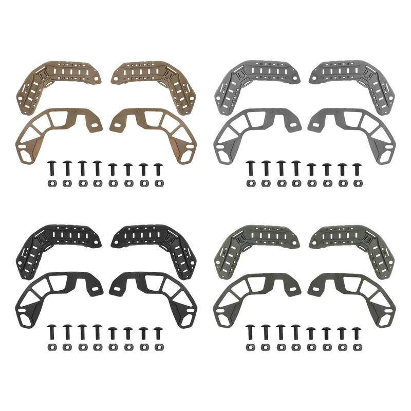 Helmet Rails Nylon 1 Pair with Mounting Screws Helmet Accessories